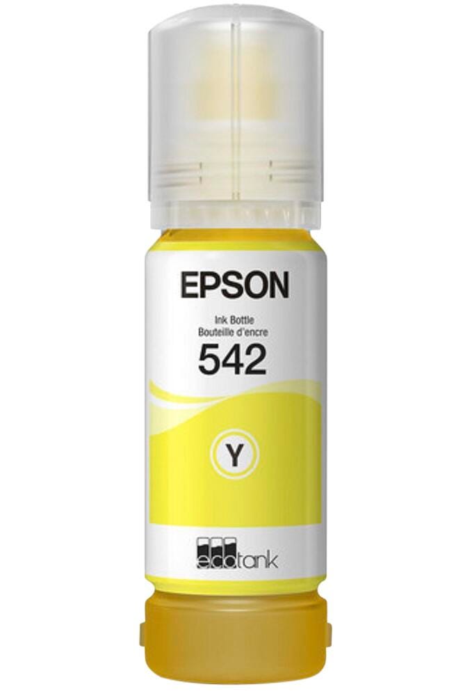 Epson T542 Eco Tank Ink Refill Bottle, Yellow 2149606